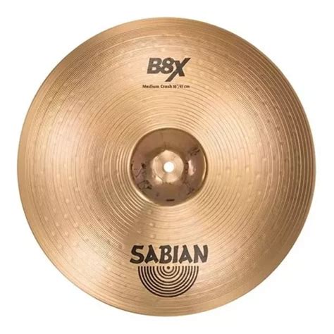 Prato Sabian B8 1608x Sabian B8x Medium Crash 16 Polegadas MercadoLivre