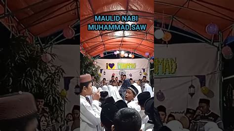 Acara Maulid Nabi Muhammad Saw Di Tpq Khadijah Stafa Marwah Shorts