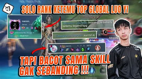 Solo Ketemu Top Global Indonesia Luo Yi Tapi Tingkahnya Kok Begini