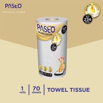 Jual Tissue Paseo Towel Single Roll Tissue Serap Minyak Dapur Paseo