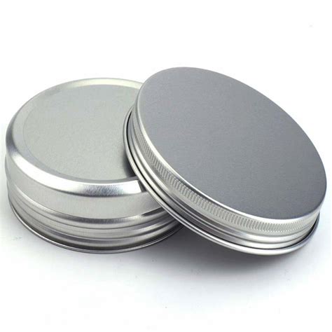 2 Oz 60ml Lip Balm Cosmetic Cream Container Cans Aluminum Metal Candle Tins For Candle Cream