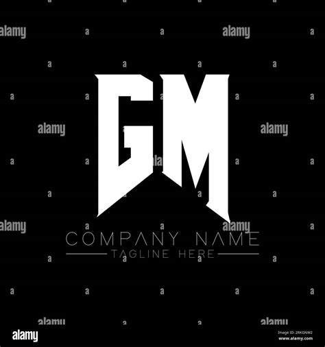 Gm Letter Logo Design Initial Letters Gm Gaming S Logo Icon For