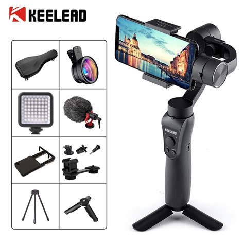 Nowy 3 Axis Handheld Gimbal stabilizator telefonu telefon komórkowy