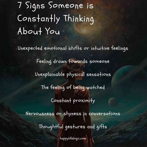 The Top 7 Signs Someone Is Constantly Thinking About You