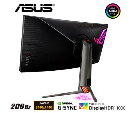 Monitor Gaming UltrapanorÁmico Asus Rog Swift Pg35vq 35“ 3440 X 1440