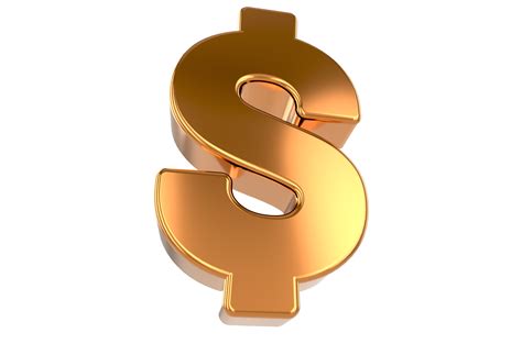 D Dollar Sign Png