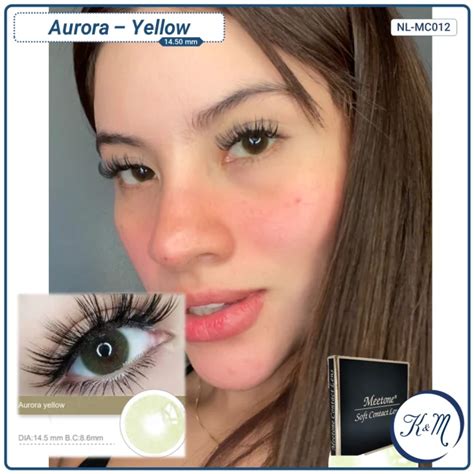 Pupilente Meetone Aurora Yellow Nl K M Ventas Virtuales