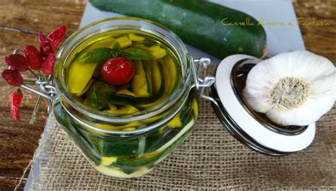 Zucchine Sott Olio Alla Siciliana Senza Cottura Ricetta Facile