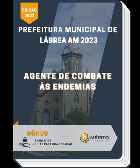 Apostila Agente De Combate Às Endemias Prefeitura De Lábrea Am 2023