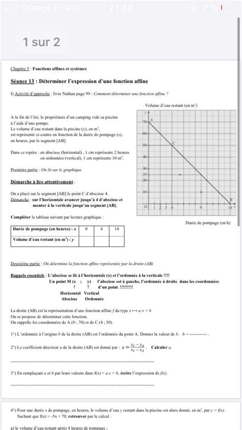 Bonsoir Jai Des Exercices Faire En Maths Et Je Narrive Pas Du Tout