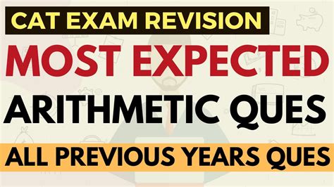 Cat 2023 Quants Revision Most Expected Arithmetic Questions All