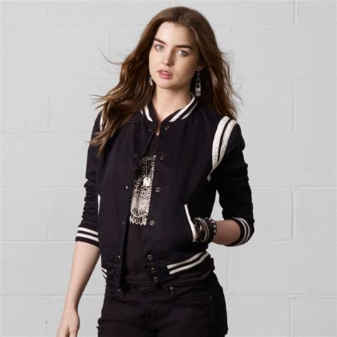 Lyst Denim And Supply Ralph Lauren Varsity Jacket In Black