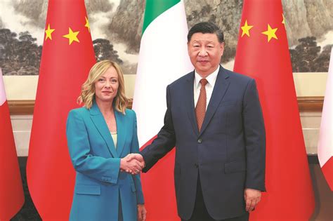 Xi Meets Italian Prime Minister Chinadaily Cn