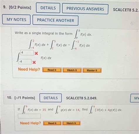 Solved 9 0 2 Points DETAILS PREVIOUS ANSWERS SCALCET8 Chegg