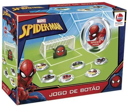 Jogo De Botão FUTEBOL DE MESA Homem Aranha Marvel VINGADORES