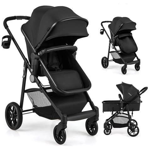 Babyjoy 2 In 1 Foldable Baby Stroller Kids Travel Newborn Infant Buggy