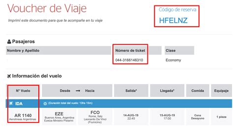 Cu L Es La Diferencia Entre El C Digo De Reserva N Mero De Ticket Y