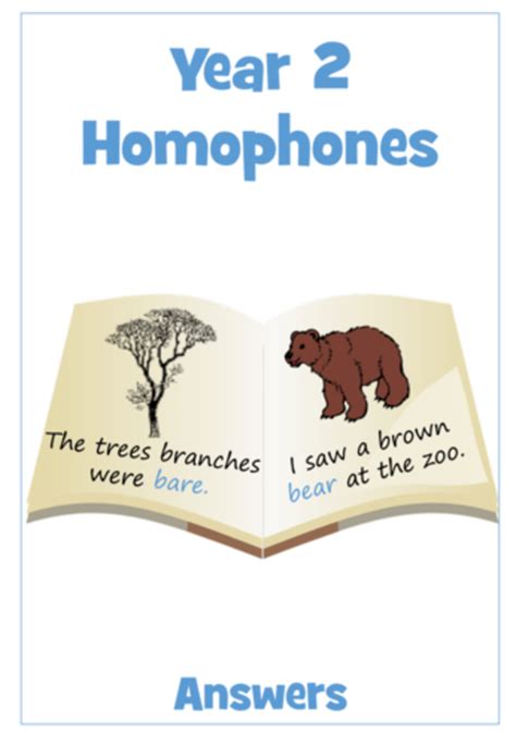 Homophones Year 2 Worksheets Inspire And Educate By Krazikas