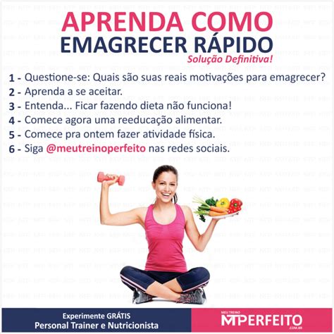 O Que Emagrece Rapido - Como emagrecer rápido. Solução definitiva! - Meu Treino Perfeito