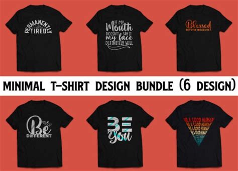 Minimalist T Shirt Design Bundle Graphic By Adhort · Creative Fabrica