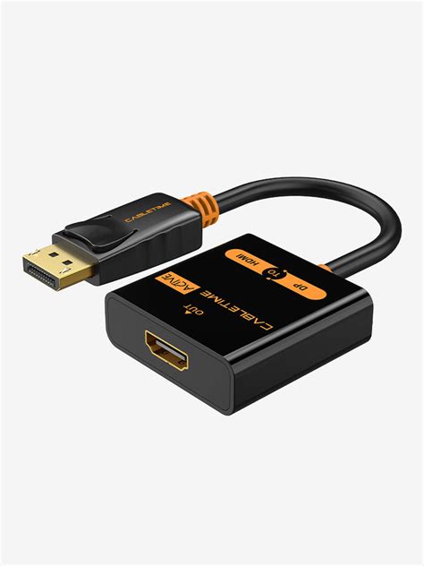 Active Displayport Dp Male To Hdmi Female Adapter Converter 4k 30hz