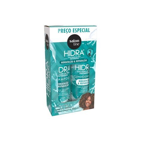 Kit Shampoo E Condicionador Hidra Cachos Ultra Definidos Salon Line