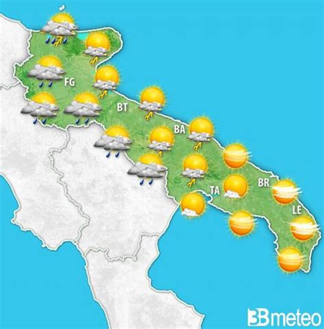 Meteo Puglia Caldo Intenso E Punte Di C Ma Poi Temporali E Calo