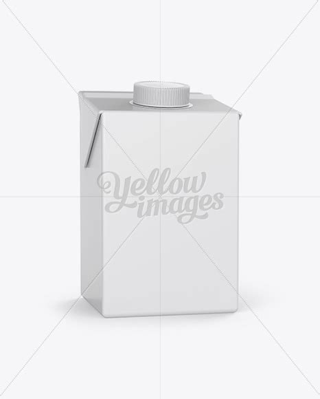 200ml Milk Carton Mockup Free Download Images High Quality Png 