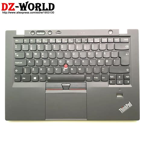 Dk Danish Backlit Keyboard With Palmrest Touchpad For Lenovo Thinkpad