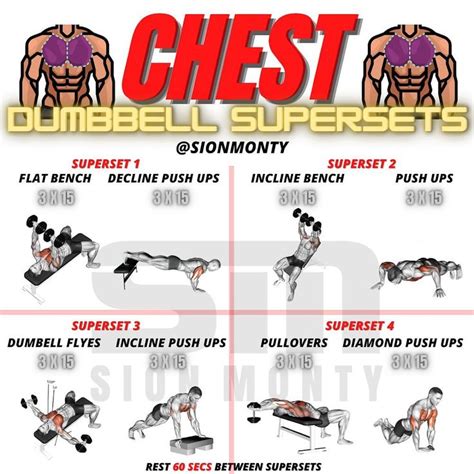 Sion Monty On Instagram Chest Dumbbell Superset Home Or Gym