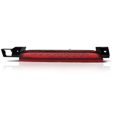 Chrome Housing Red Lens Rear LED Third 3rd Brake Light For 10 17