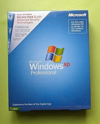 Windows XP Professional With Service Pack 2 And Licence Key New Boxed