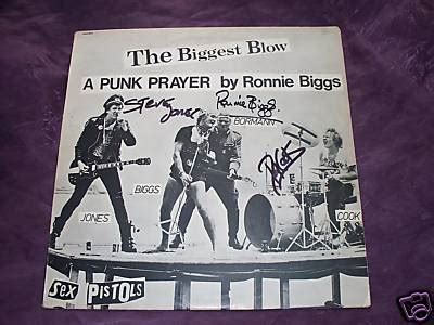 Popsike Sex Pistols Ronnie Biggs Original Signed Auction Details