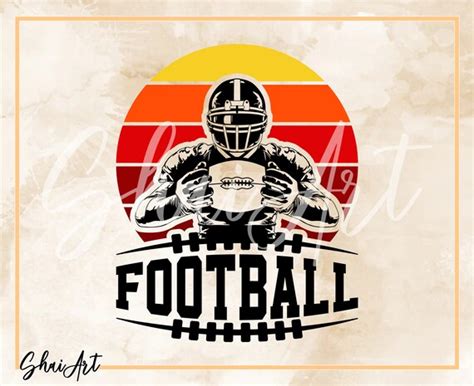 Football Silhouette Svg Football Svg Silhouette Svg Png - Etsy