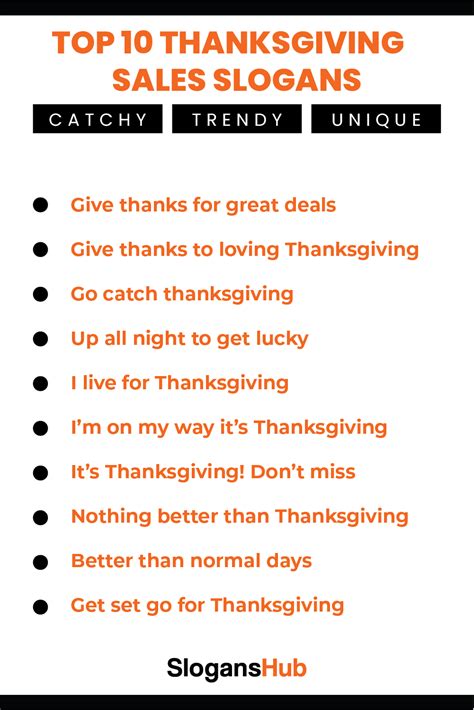 620 Catchy Thanksgiving Sales Slogans Marketing Slogans Artofit