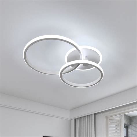 Plafonnier Led Rond Lampe De Plafond W Luminaire Plafonnier En