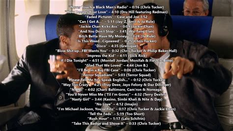 Rush Hour Soundtrack Ost Tracklist Film Youtube