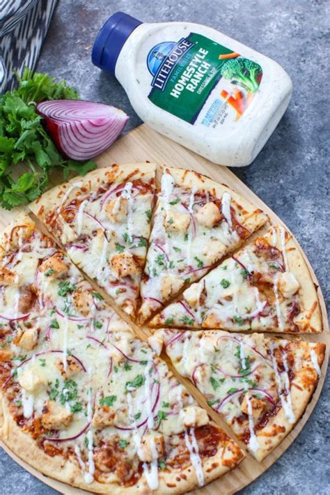 Ranch Dressing Pizza