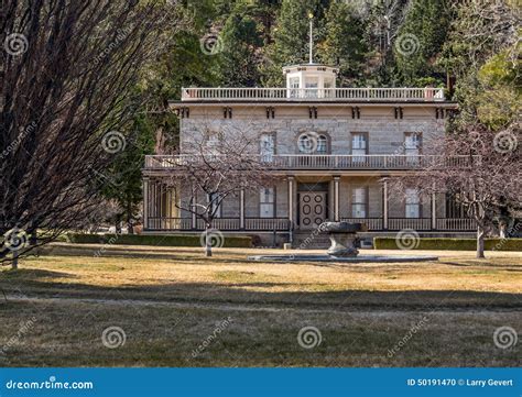 Historic Bowers Mansion stock photo. Image of landscaped - 50191470