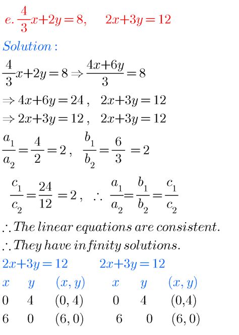 Ssc Maths Solutions For Pair Of Linear Equations In Two Variables Class 10 Maths Glow