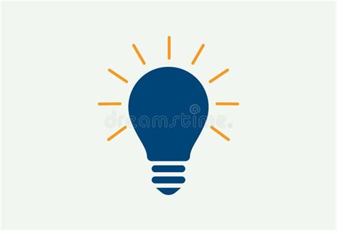 Light Bulb Logo Design, Vector Design Concept Stock Illustration ...