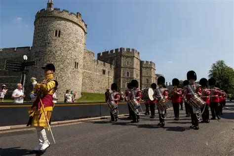 The Changing Of The Guard At Windsor Castle