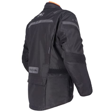 Motorcycle Coat Richa Brutus Gore Tex Black In Stock ICasque Co Uk