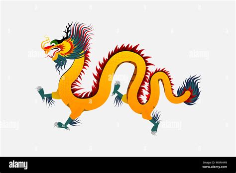 Chinese Dragon Side View