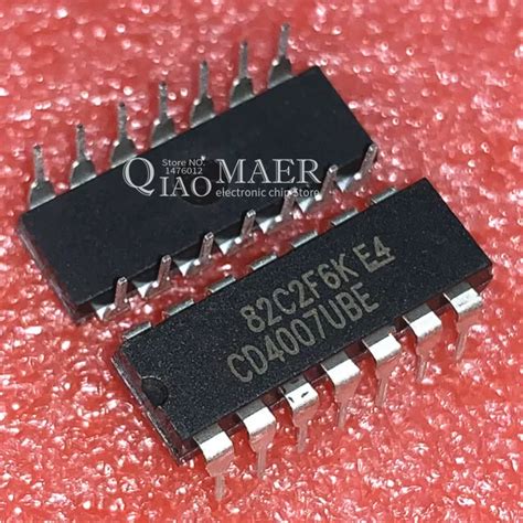 10pcs/lot CD4007BE CD4007UBE CD4007 DIP14|Integrated Circuits| - AliExpress