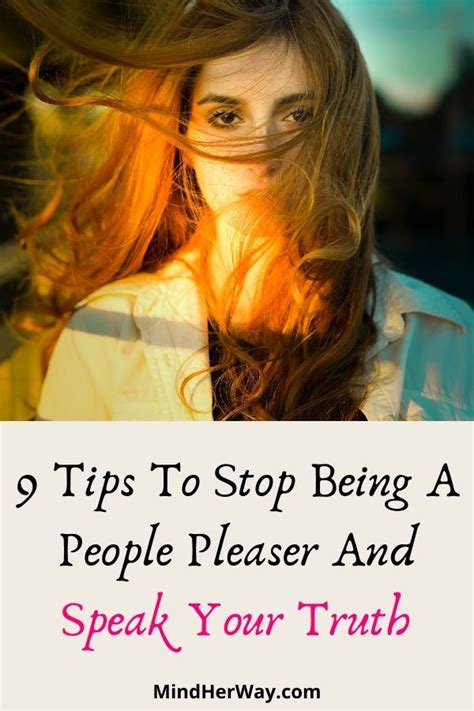 9 Tips On How To Stop Being A People Pleaser People Pleaser Quotes