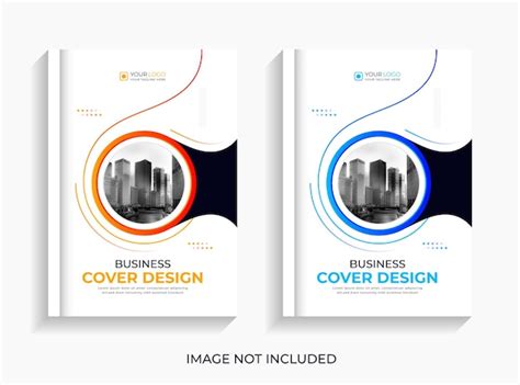 Premium Vector Modern Corporate Annual Book Cover Design Template Set