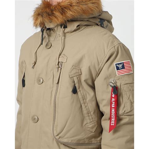 アルファ インダストリーズ ALPHA INDUSTRIES ALPHA N 3B ALPINE PARKA MJN49503C1