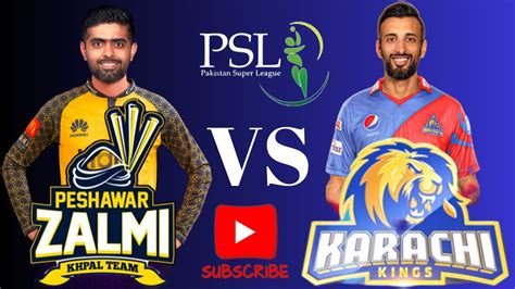 Live Psl 2024 Pz V Kk 6th Match Peshawar Zalmi Vs Karachi Kings