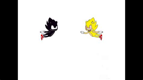 Ssf2 Mod Battle Dark Super Sonic Vs Fleetway Super Sonic Youtube